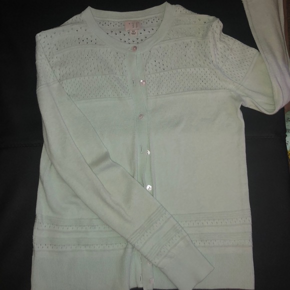 Mint Green Cardigan - Picture 1 of 5